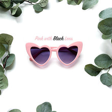 Load image into Gallery viewer, Personalized Heart Shaped Sunglasses For Women Custom Bride Sunglasses Bridesmaid Gifts Beach Bride Bachelorette Party Favors
