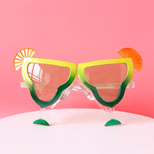Load image into Gallery viewer, Funny Glasses Hawaii Beach Party Pink Sunglasses Flamingo Party Tropical Decorations Pineapple Summer Luau Hawaiian Party Event
