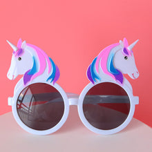 Load image into Gallery viewer, Funny Glasses Hawaii Beach Party Pink Sunglasses Flamingo Party Tropical Decorations Pineapple Summer Luau Hawaiian Party Event
