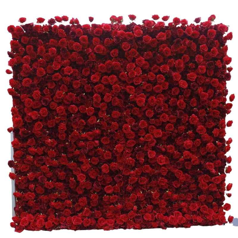3D Red Roses Flower Wall Backdrop | Partylandup – PartyLandUp