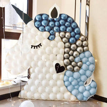 Load image into Gallery viewer, unicorn balloon mosaic for baby showers 
